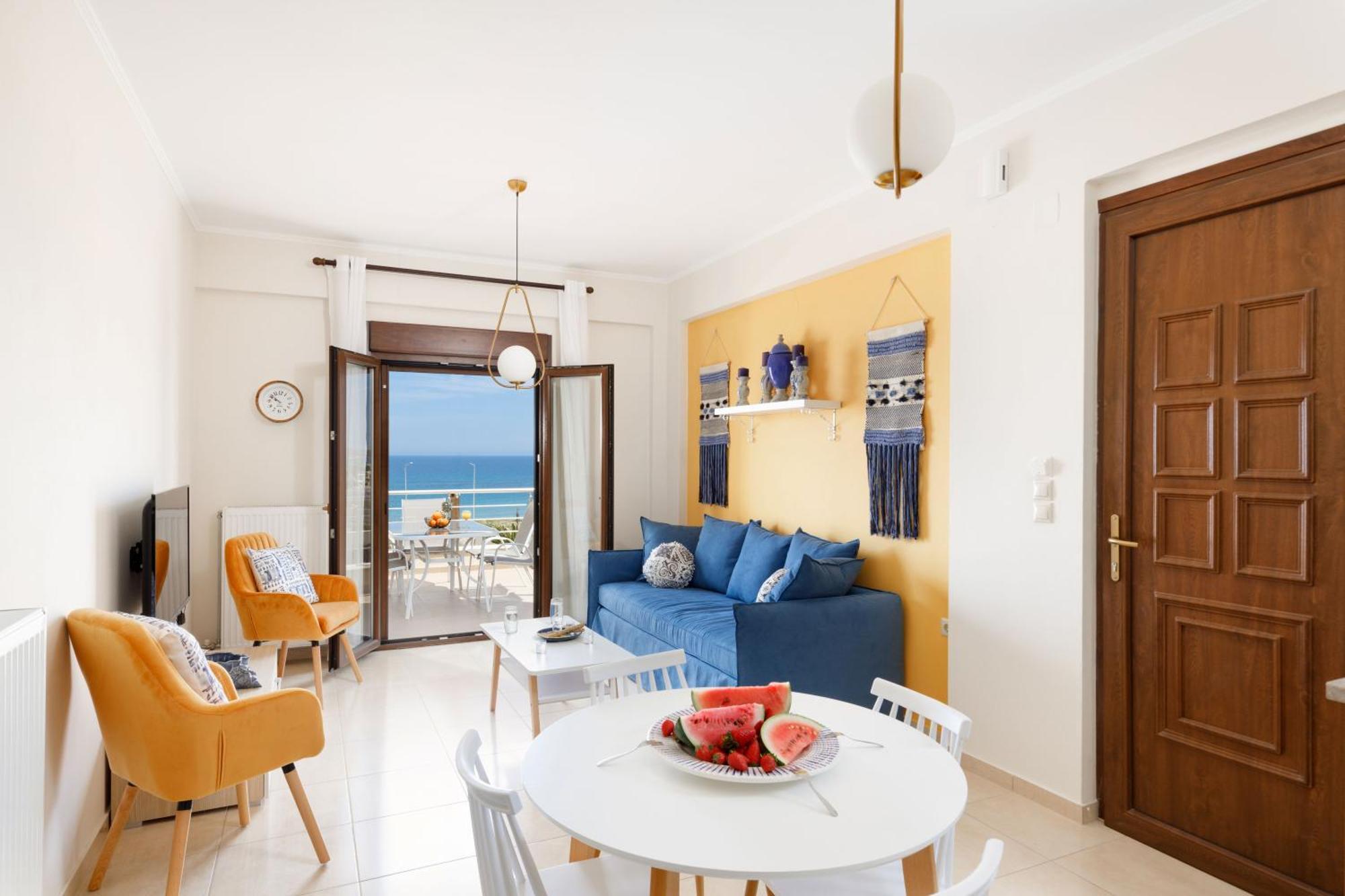 "Peach" - Sea View Maisonette By Sky Hill Resorts Pangalochori Exteriér fotografie